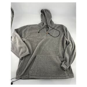 Highland Outfitters Sweatshirt Mens L Gray Pullover Casual Hoodie Lounge Active